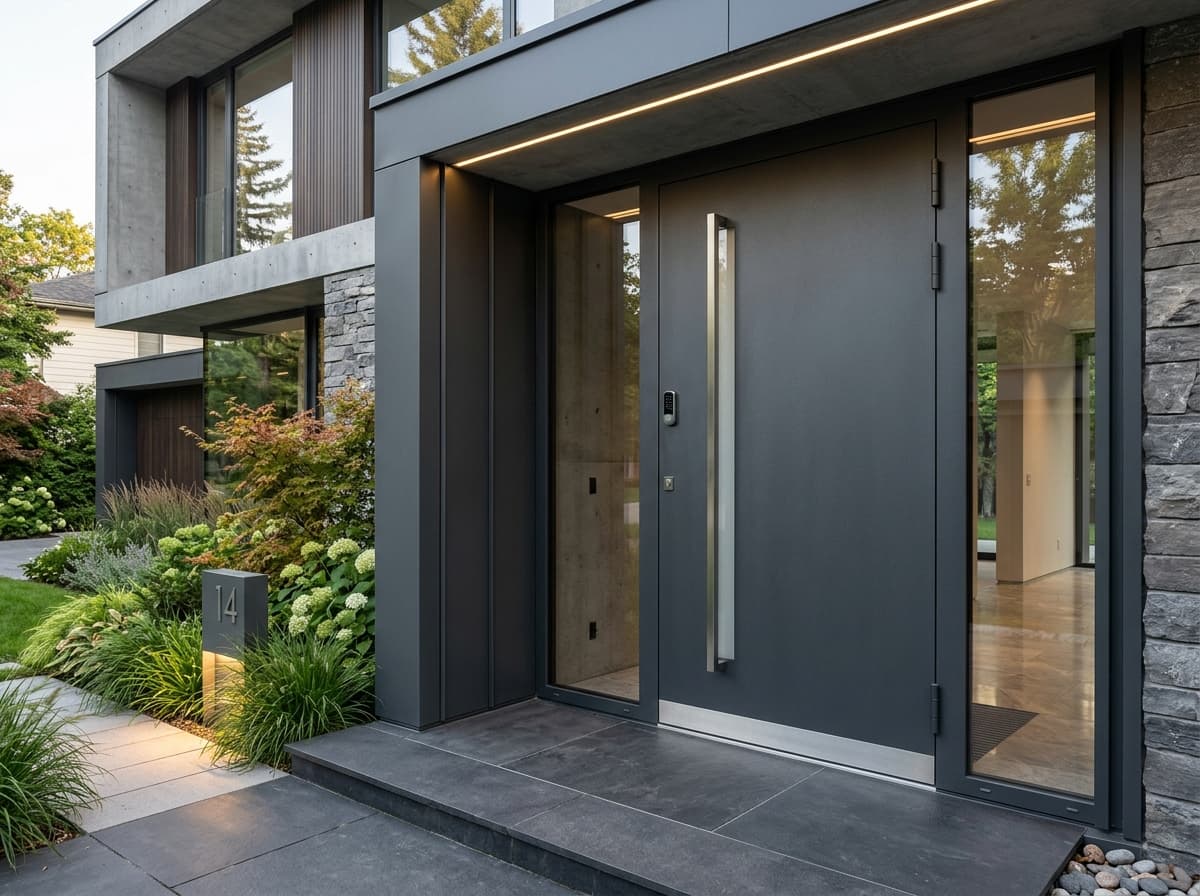 Porte d'entrée Aluminium