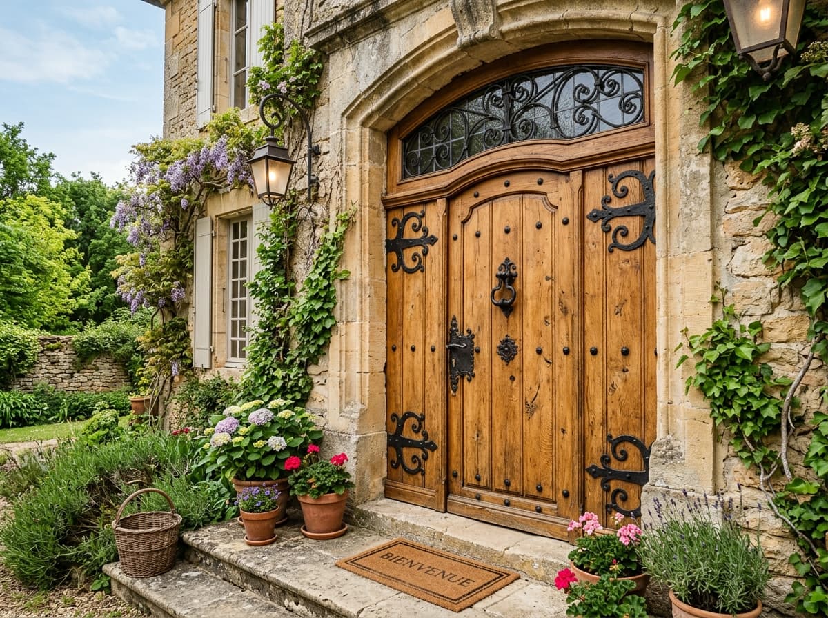 Porte d'entrée Bois