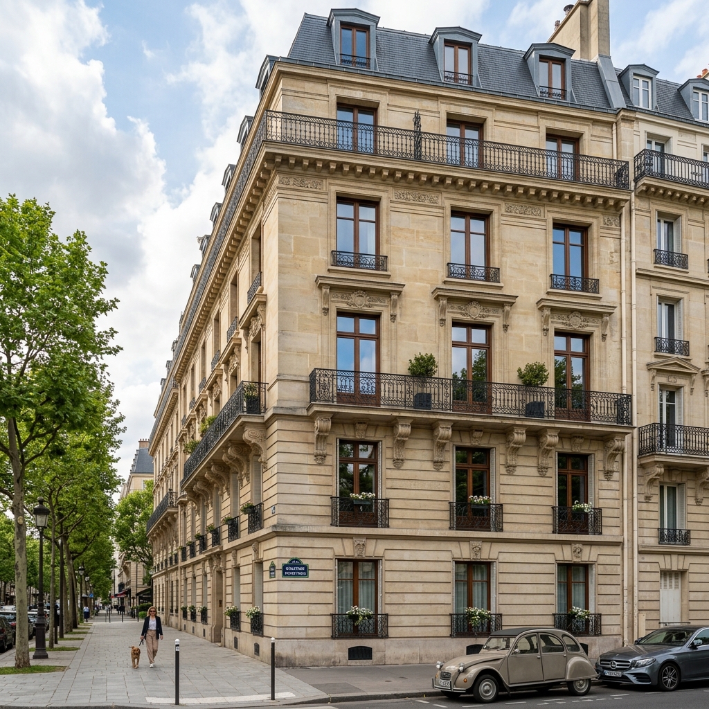 Rénovation de fenêtres bois et PVC sur immeuble résidentiel à Neuilly-sur-Seine 92