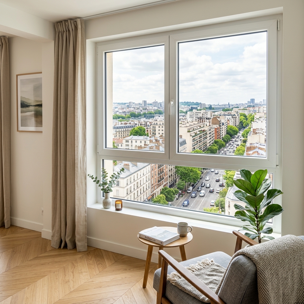 Remplacement de fenêtres double vitrage phonique en appartement à Boulogne-Billancourt dans les Hauts-de-Seine 92